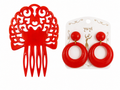 Set rouge retro